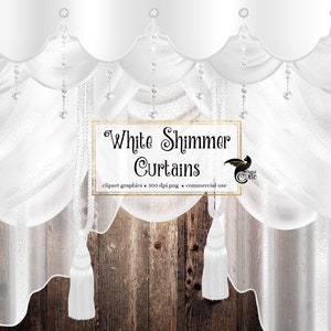 Imágenes Prediseñadas de cortinas de brillo blanco, gráficos de imágenes prediseñadas de fondo de cortina digital, cortinas de escenario, cortinas de teatro, superposiciones de png de cortina