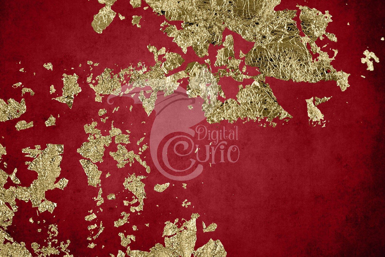 Red and Gold Foil Flake Textures printable foil backgrounds Etsy