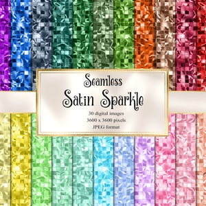Papel digital Satin Sparkle, texturas de lantejoulas glamourosas perfeitas com brilho e brilhos, download instantâneo para uso comercial