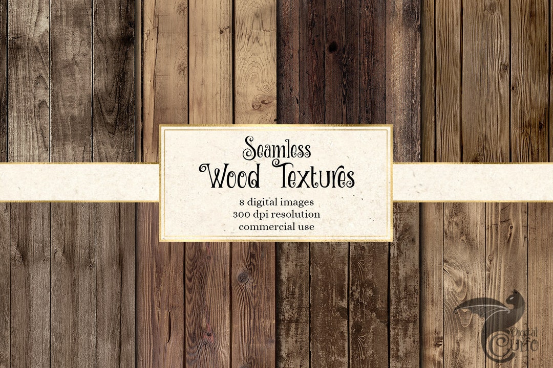 Seamless Wood Textures Digital Paper, Rustic Wood Digital Paper ...