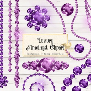 Luxury Amethyst Clipart in PNG Format With Borders, Jewel Frames Clip ...