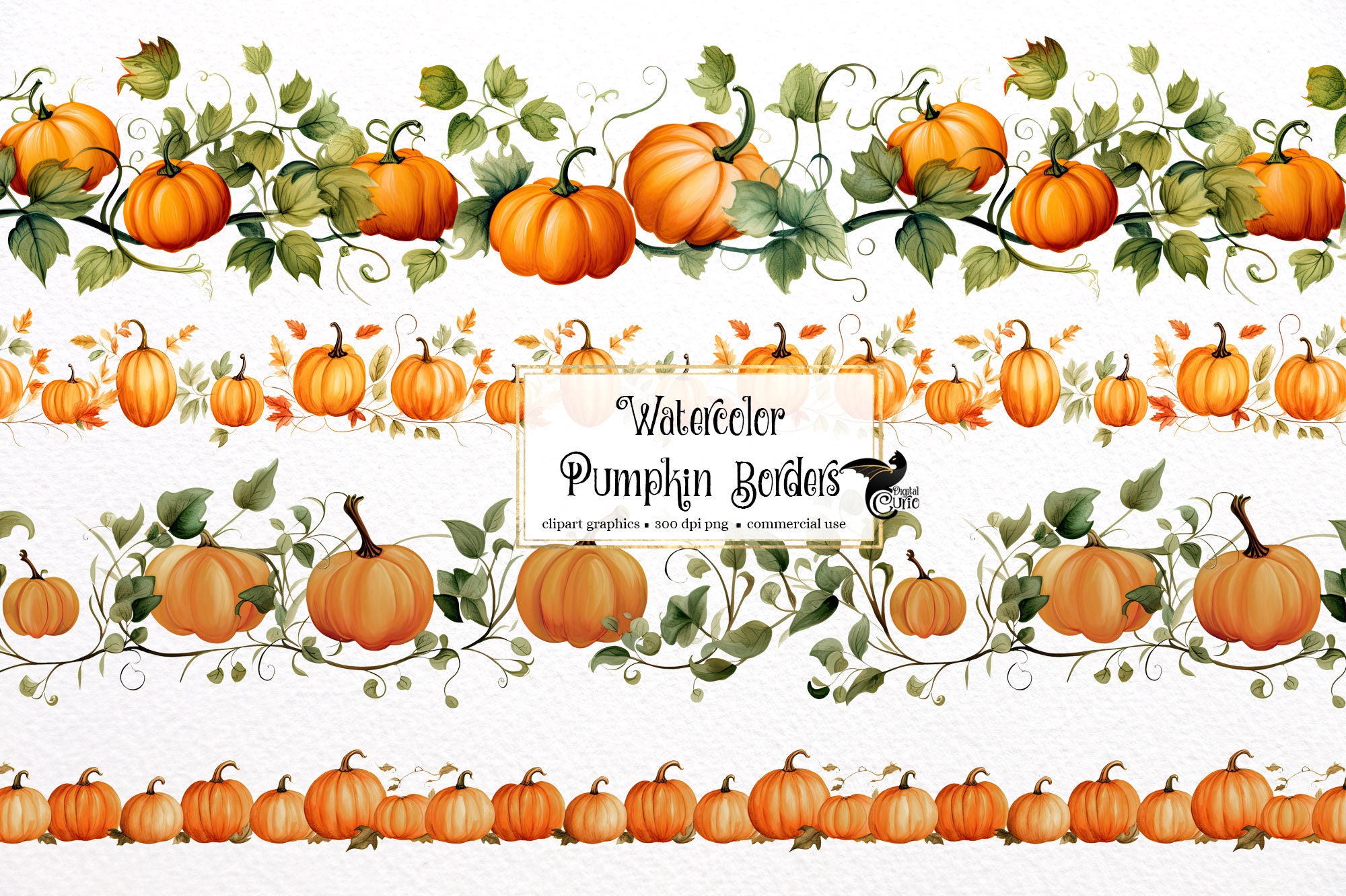 Pumpkin Border Clipart