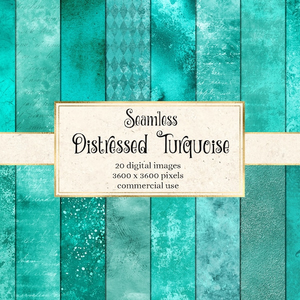Distressed Turquoise - Etsy