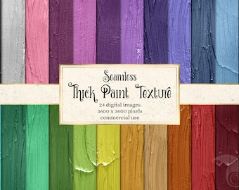 Thick Paint Textures - seamless digital paint backgrounds instant download for commercial use