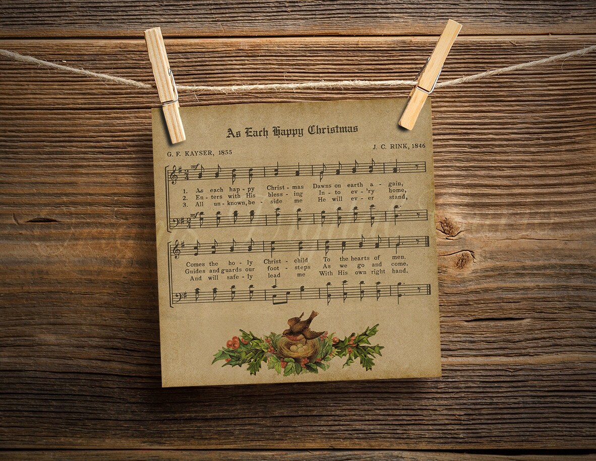 FREE ViNTaGE DiGiTaL STaMPS**: Free Digital Scrapbook Paper - Christmas  Sheet Music