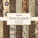 Steampunk Ephemera Digital Paper, Seamless Gothic Textures (digital ...