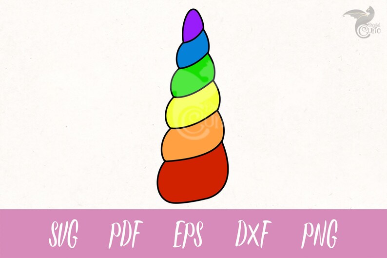 Download Unicorn Horn SVG unicorn svg rainbow svg unicorn clipart ...