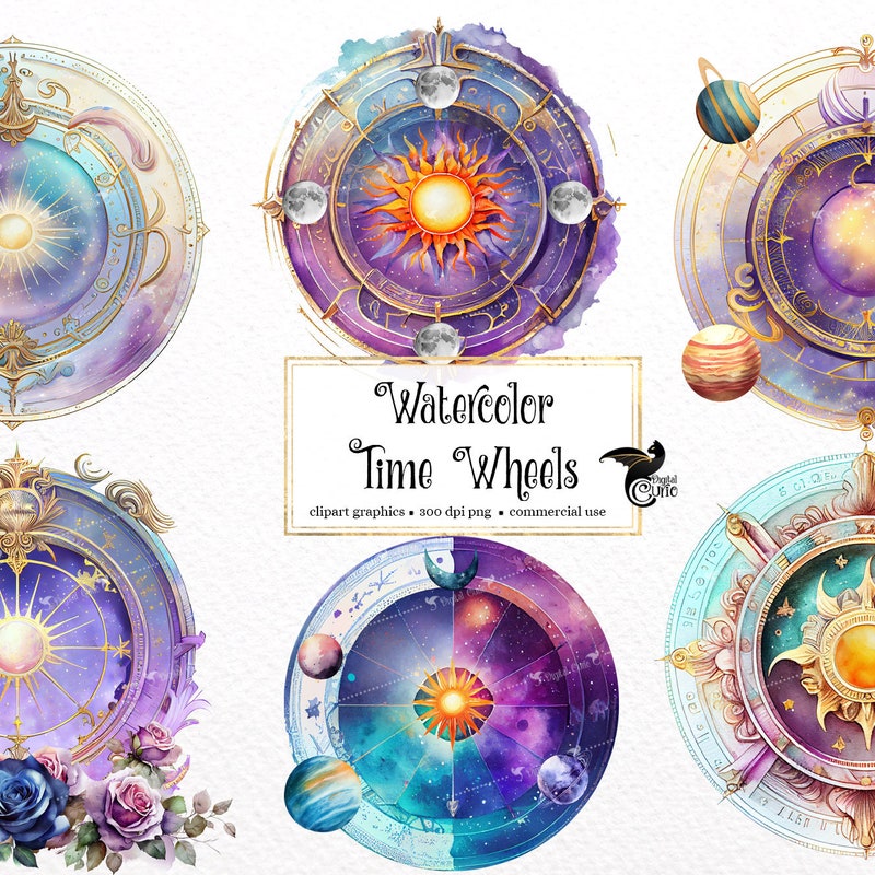 Celestial Watercolor - Etsy