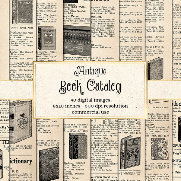 Antique Catalog Etsy