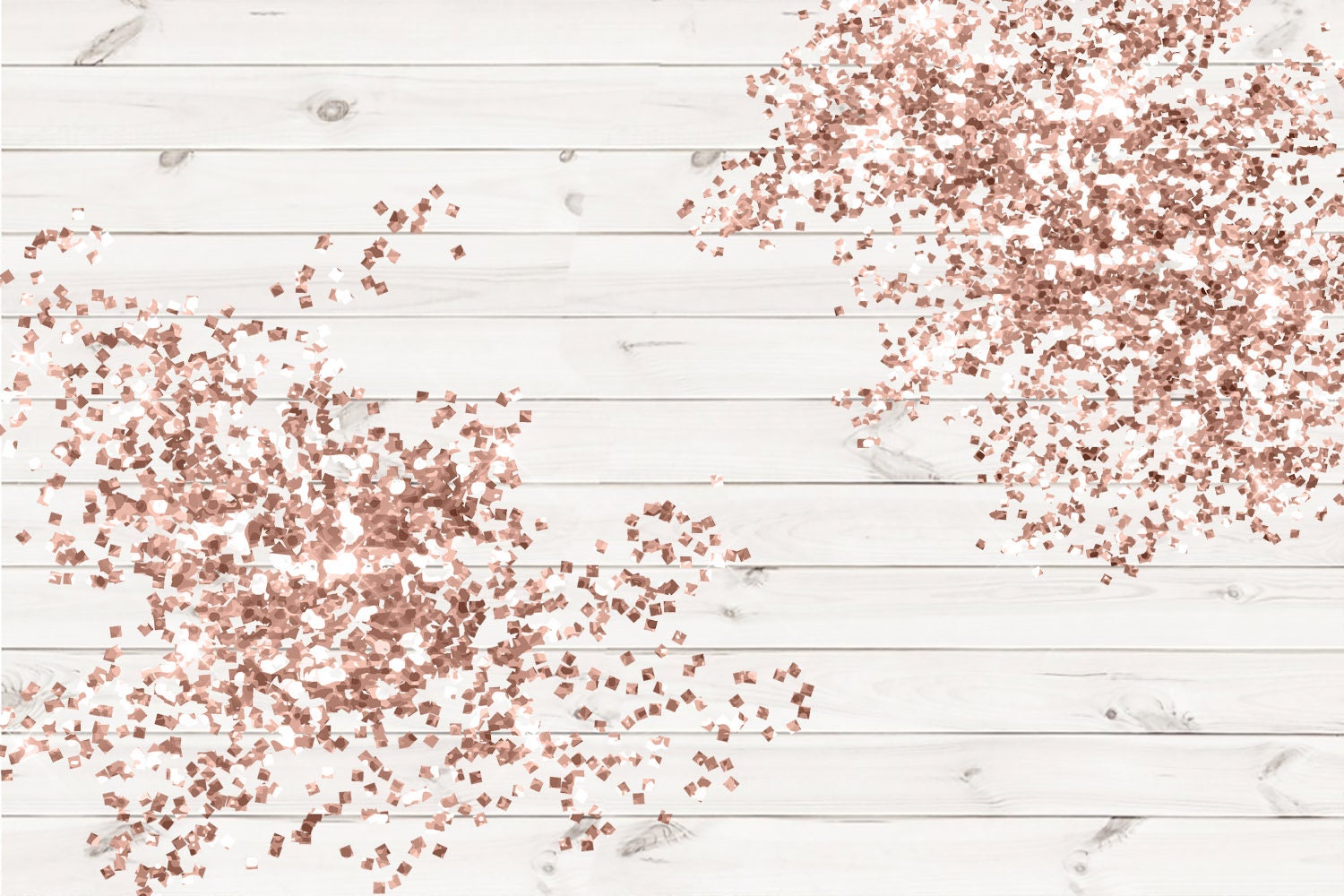 Rose Gold Glitter Overlays Clipart PNG Glitter Sparkling Etsy UK