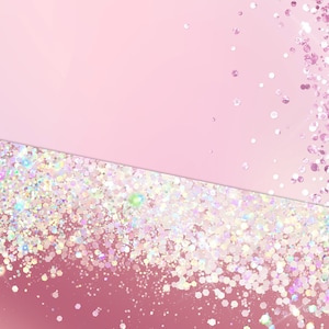 Pink Holographic Glitter Digital Paper, Commercial Use (digital ...