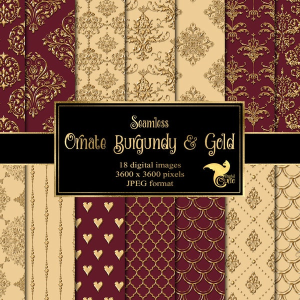 Damask Gold Pattern Print Hooded Blanket