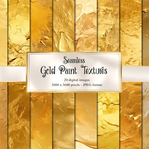 Texturas de pintura dorada - descarga instantánea de fondos de pintura digital transparente para uso comercial