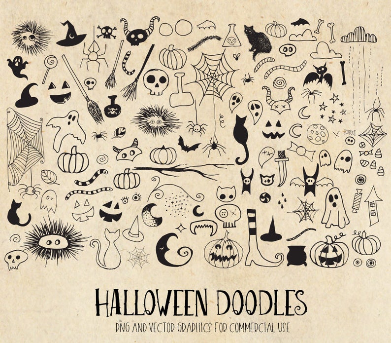 halloween doodles easy halloween doodles easy