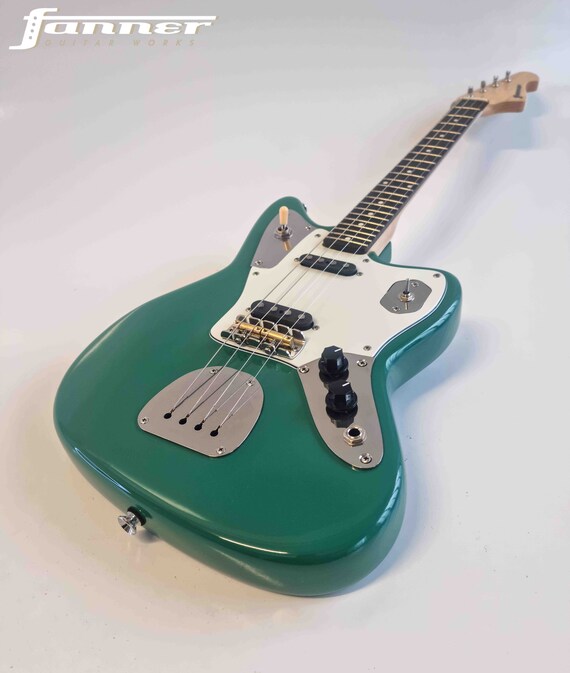 Custom Built Ocelot Baritone Electric Ukulele. Painted in the