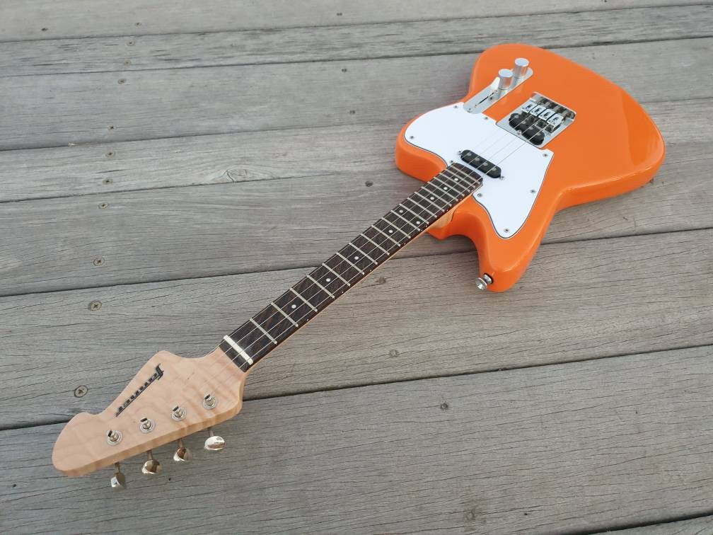 Fanner ocelot top electric ukulele