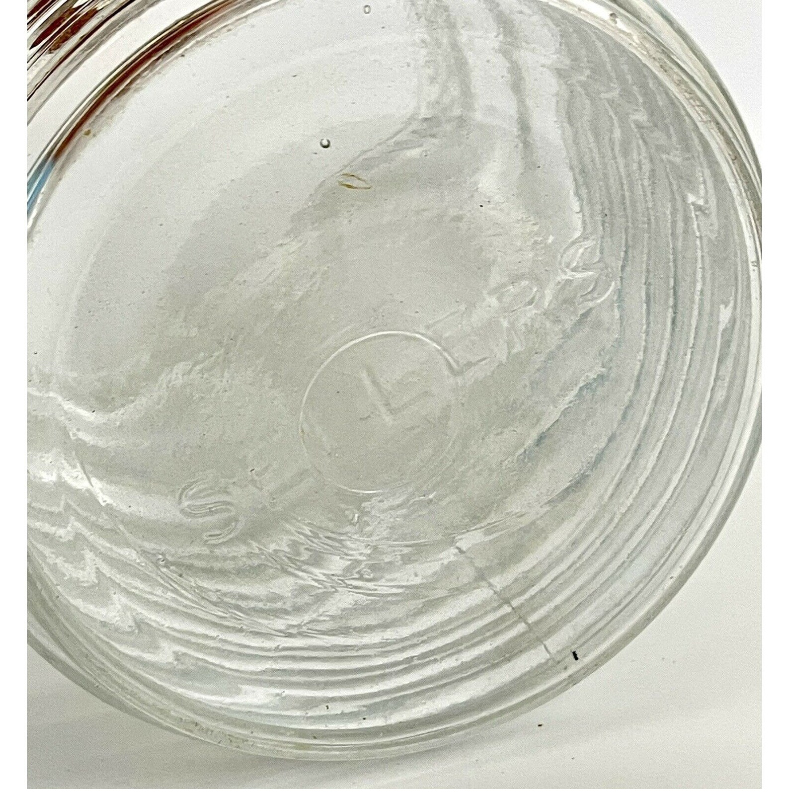 Vintage SELLERS Hoosier Glass Jar Canister RIBBED W/ Etsy