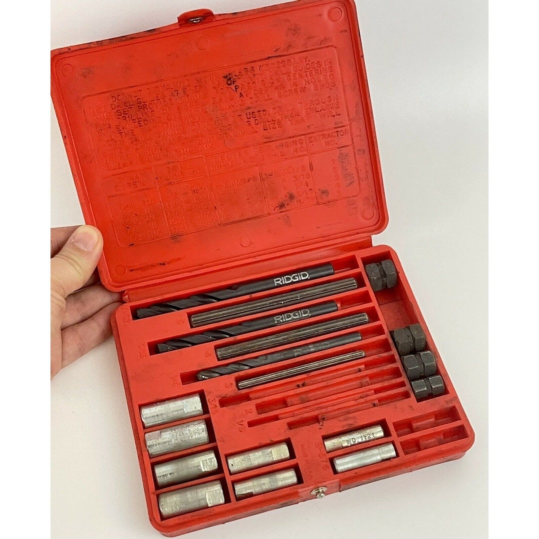 RIDGID MATCO Tools Screw Extractor Set No. SE100 With Case Etsy