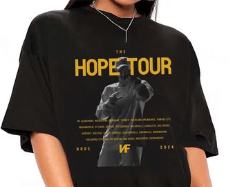 T-shirt NF Hope Tour 2024, T-shirt Music Tour, T-shirt 2024 Tour, Nf Rapper Tour Merch