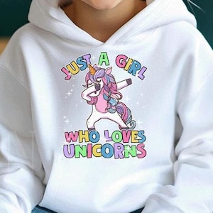 Girls Unicorn Hoodie,Love Unicorns,Toddler Girl Unicorn,Unicorn Gifts,Unicorn Outfit,Unicorn Girl Pullover Hoodie Sweatshirt Unicorn Sweater
