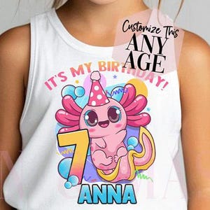 Axolotl Tank Top - Etsy Australia