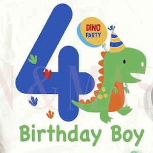 4th Birthday Shirt Boy Dinosaur Kids, Four Shirt, 4 Birthday Party, Dinosaur Birthday, Boy Dinosaur Gift, Dinosaur Toddler, Dinosaur Party