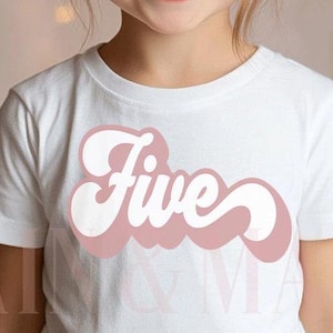 5th Birthday Shirt Boho Birthday Girl,Five,5th Birthday Gift,Five Birthday Girl,5th Birthday,5 Birthday Party,5th Birthday Outfit Groovy