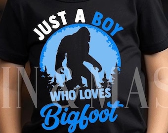 Youth Bigfoot / Sasquatch T-Shirt - How To Identify Bigfoot Long Sleeve Shirt For Boys - View #5