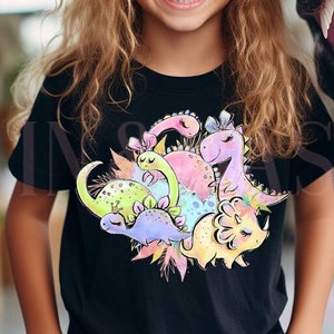 Girl Dinosaur Shirt, Dinosaur Squad, Dinosaur Cute, Toddler Dinosaur, Girl Dinosaur Gifts ,Dinosaur Outfit, Girl Dinosaur Clothing