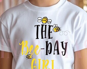 Bee Birthday Girl Shirt, Bumblebee Party, Birthday Girl Shirt