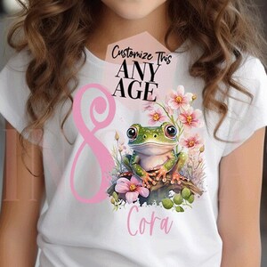 Frog Birthday Shirt, Birthday Girl Shirt, Cute Frog Shirts, Girls Frog Shirts, Toddler Frog Shirt, Frog Gifts, Frog Birthday, Amphibian Frog