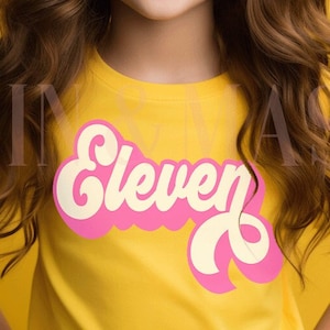 11th Birthday Shirt Retro Birthday Girl,Eleven,11th Birthday Gift,Eleven Birthday Girl,11th Birthday Girl,11 Birthday Party Kids Groovy