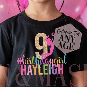 Girls Volleyball Birthday Shirt, Glitter Volleyball, Girls Volleyball Shirt, Volleyball Daughter, Girls Volleyball Gift, Volleyball Party