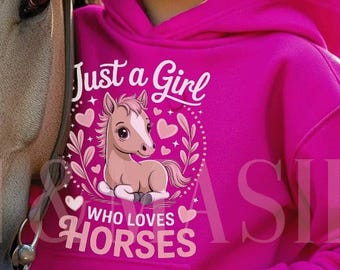 Paardenhoodie meisjes, roze Coquette ruitersweater