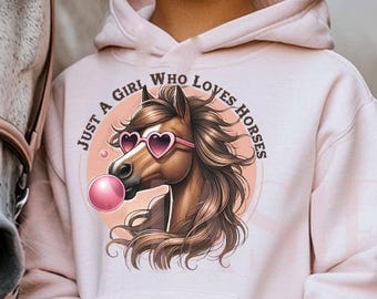 Paardenhoodie meisjes, hoodie ruitersport, hoodie paardenhoofd, paardentrui, cowgirl-hoodie, paardencadeaus, paardentrui, paardensweater meisjes