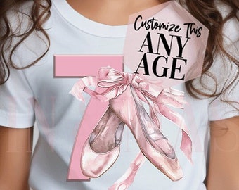 Ballet Slippers Shirt, Dance Coquette Bow Shirt, Ballerina Birthday Shirt, Dancer Birthday Shirt, Ballerina Coquette, Ballerina Gifts Dancer