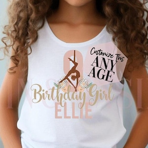 Birthday Tank Top Aerial Silks Birthday Shirt Girls,Aerialist Shirt,Aerial Girl,,Aerial Yoga,Aerial Silker,Aerial Acrobat Shirt Aerial Gift