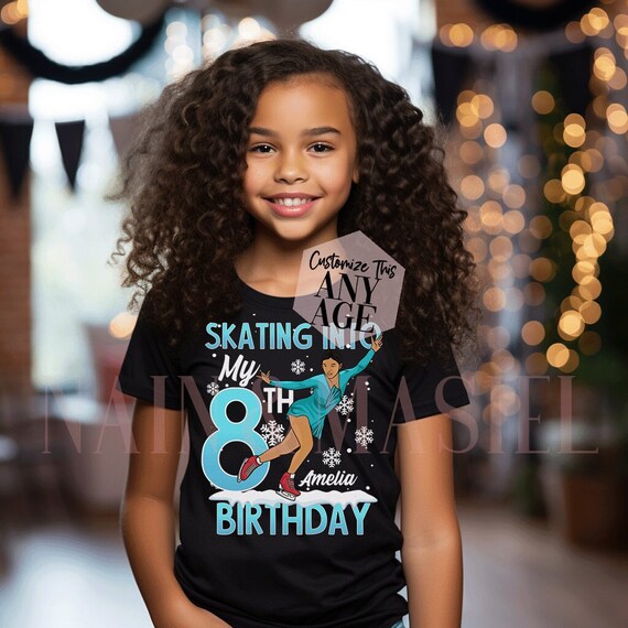 Birthday Girl Ice Skating Party T-Shirt Birthday Girl Ice Skating Party T-Shirt