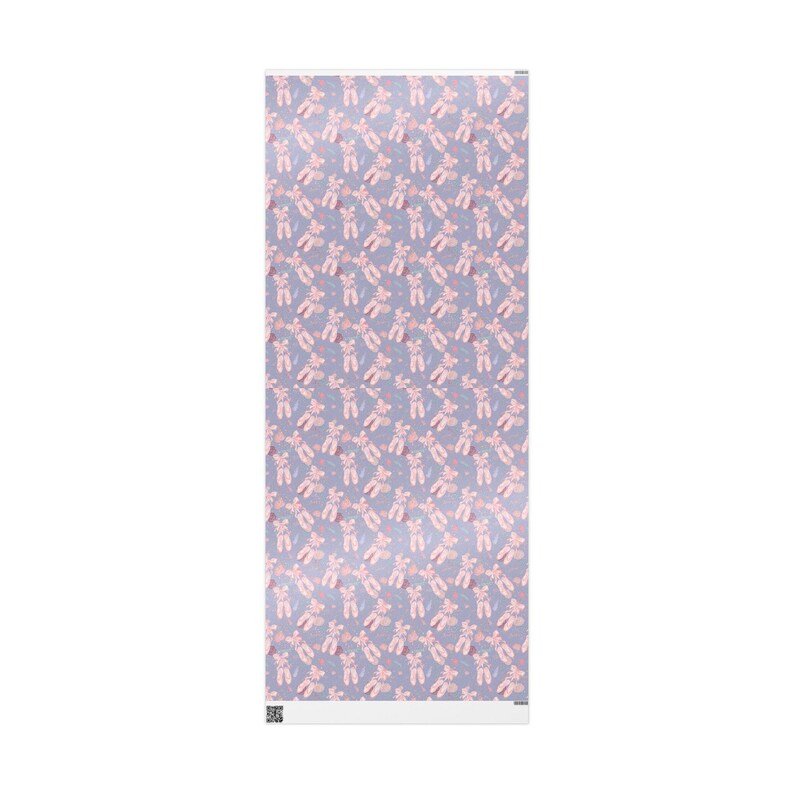 Ballerina Wrapping Paper, Ballet Gift Wrap, Dance Birthday, Girls Dance Gifts 30" × 72" (76.20cm x 182.88cm)