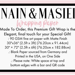 NAIN & MASIEL Wrapping Paper