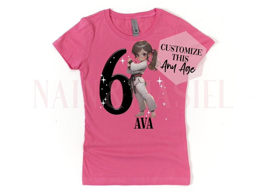 Girls Martial Arts Birthday Shirt Karate Taekwondo Judo Etsy