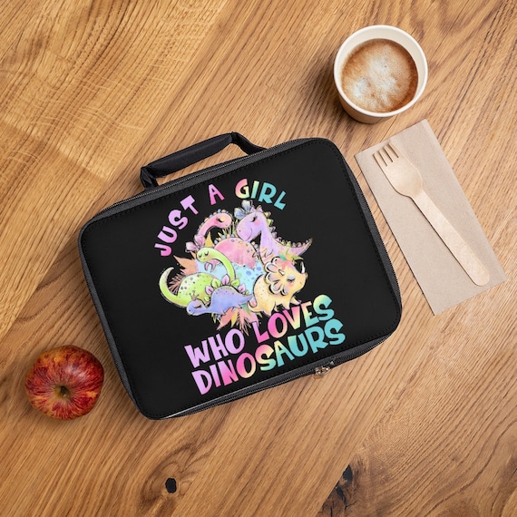 Girl dinosaur lunch box hotsell