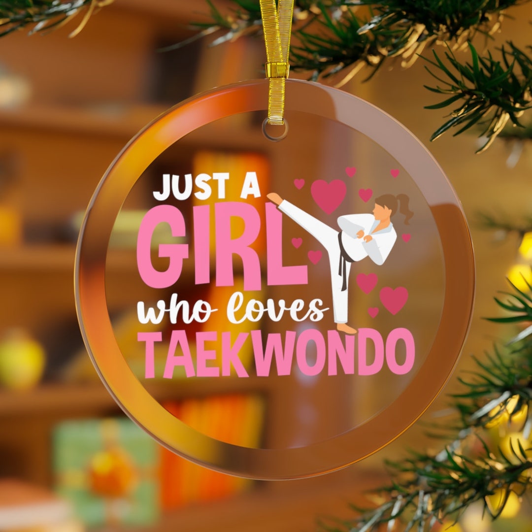 Tai kwon do christmas ornaments