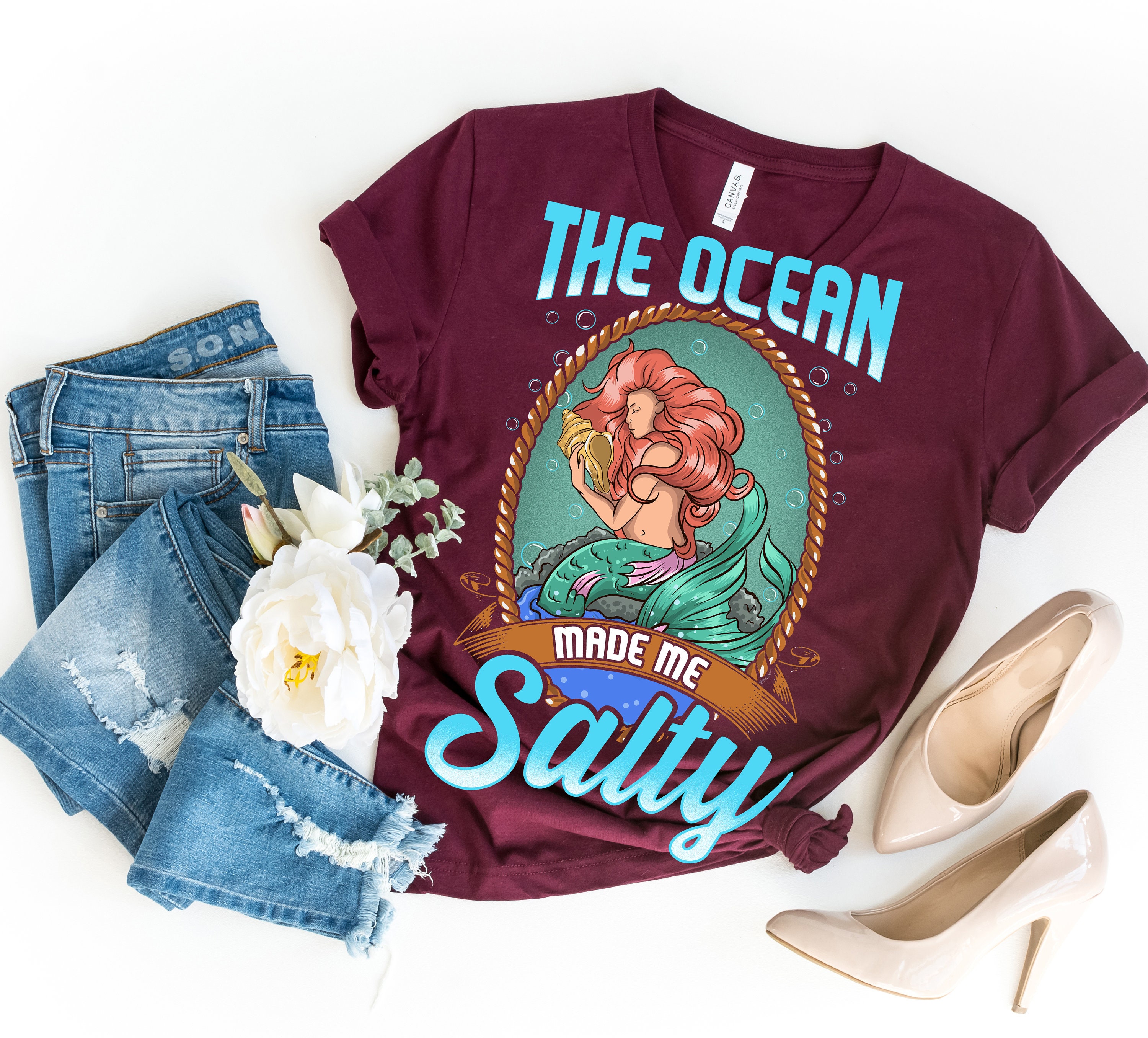 cute but salty mermaid dress