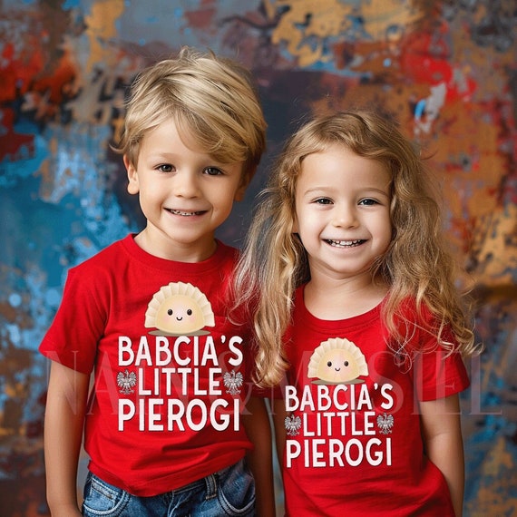 Kids Dyngus Day Shirt or Baby Bodysuit,babcia Little Pierogi