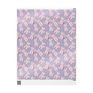 Ballerina Wrapping Paper, Ballet Gift Wrap, Dance Birthday, Girls Dance Gifts 30"x36" (76.20cm x 91.44cm)