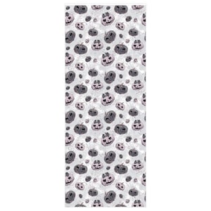 Gothic Pumpkins Halloween Wrapping Paper – Jack-O-Lantern Girl Gift Wrap image 2