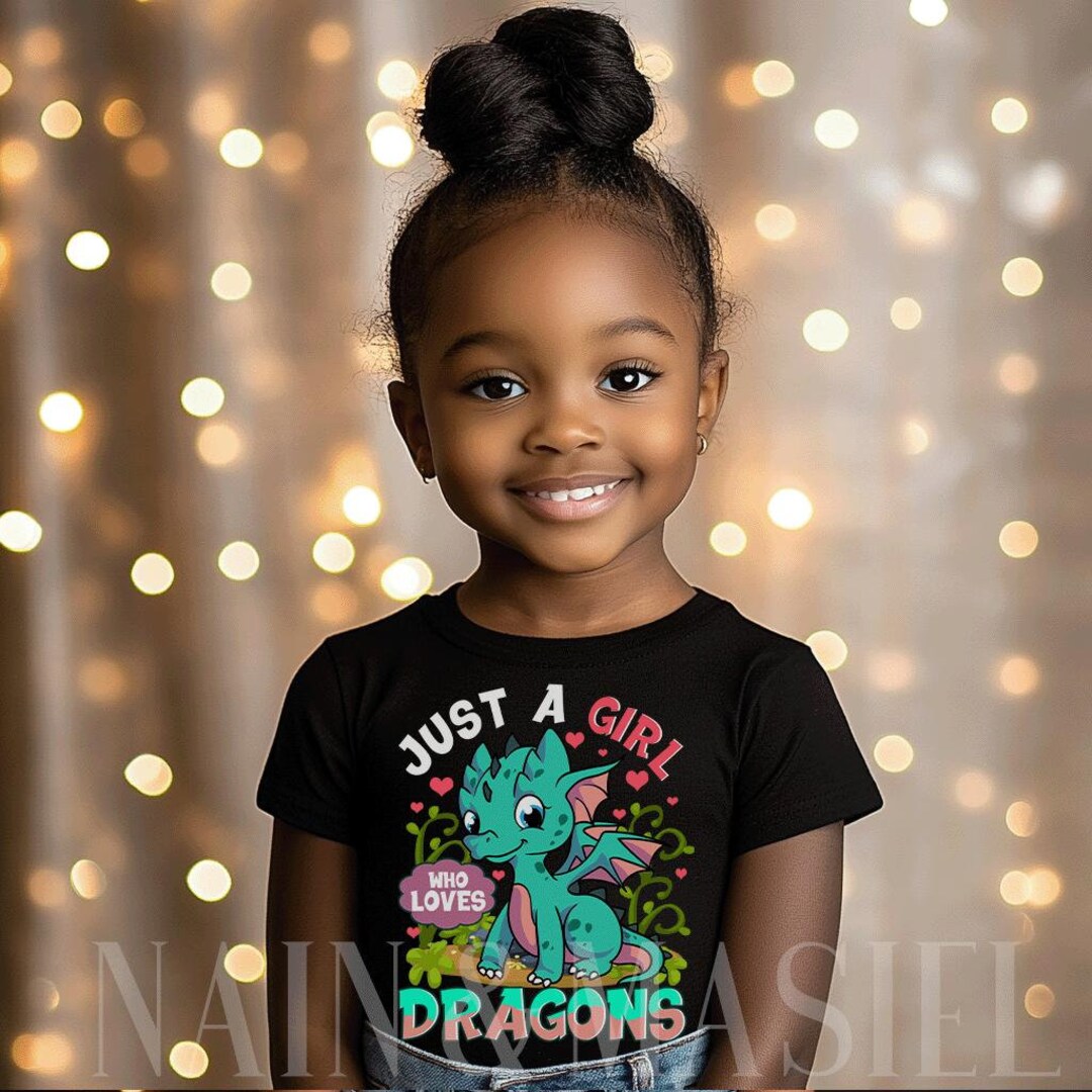 Dragon Shirt Girls, Just a Girl Who Loves Dragons Shir, Dragon Shirts ...
