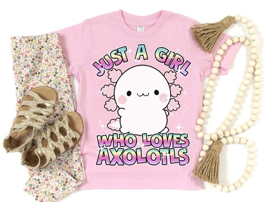 This Girl Loves Axolotls - Axolotl Gifts for Girls Essential T