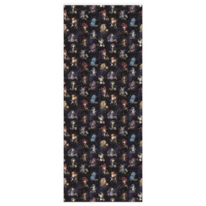 Inpakpapier sterrenbeelden, cadeauverpakking astrologie, horoscoopsymbolen zwarte matte afwerking afbeelding 3